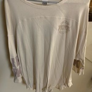 Pink 3/4 sleeve shirt